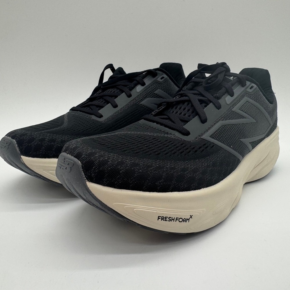New Balance Fresh Foam X 1080v14 Black Grey Running Shoes Men's Size 10